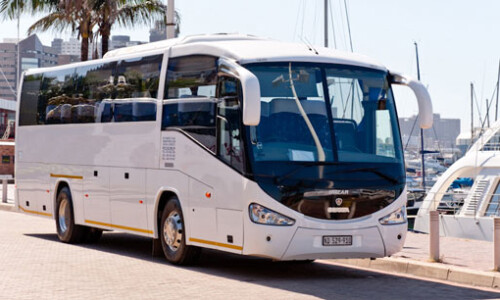 Luxury Coach Parking at Harbour