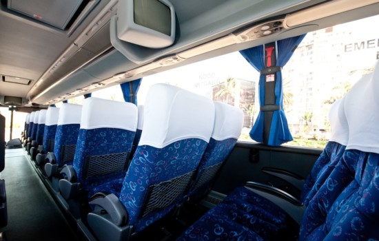 52 Seater Luxury Coach Interior With Reclining Seats